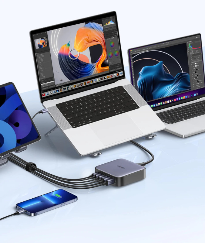 Сетевое зарядное устройство UGREEN CD271 Nexode 200 Вт