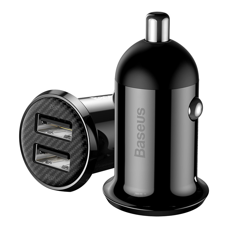 Автомобильное зарядное устройство BASEUS Grain Pro  2 USB