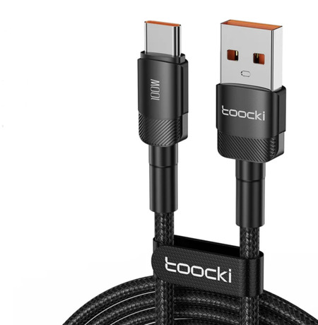 Кабель Tooсki Type-C (100 Вт, чёрный)