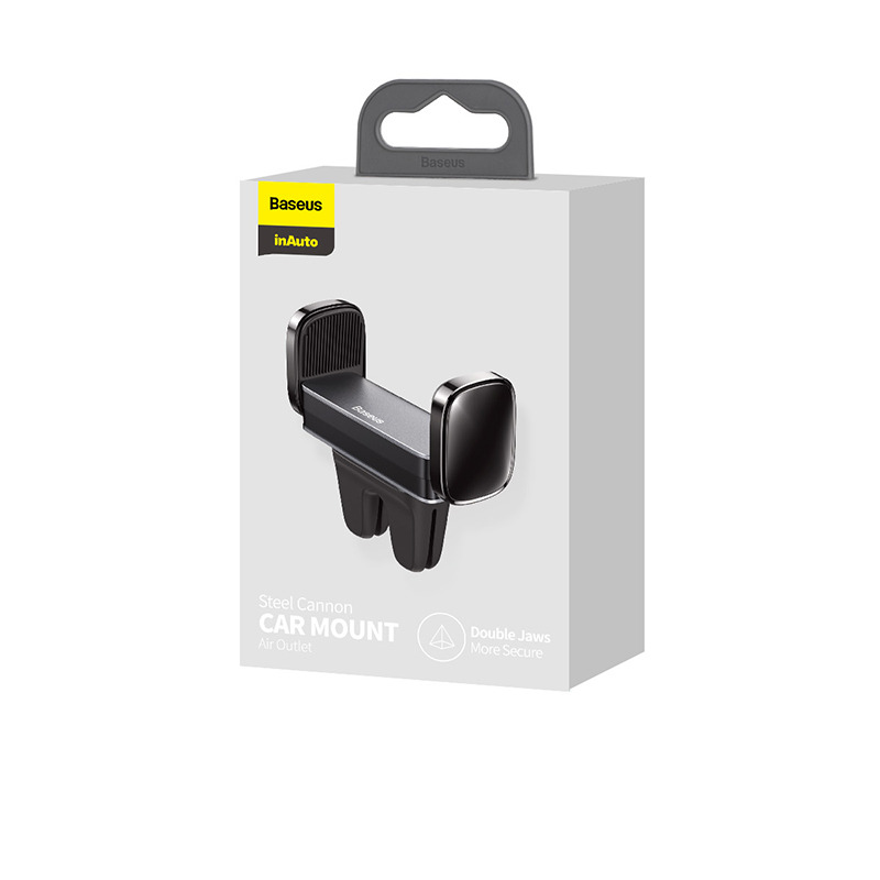 Автомобильный держатель BASEUS Steel Cannon Air Outlet (тёмный)