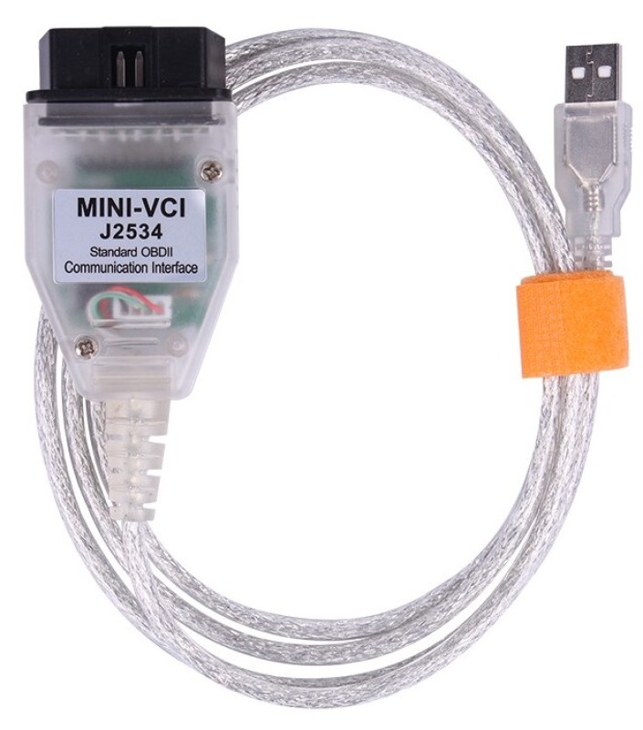 Автосканер MINI-VCI J2534 (FT232RQ) для Toyota, Lexus