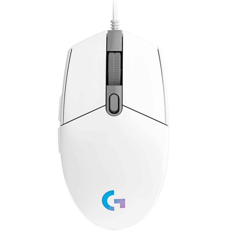 Мышь проводная Logitech G102 LIGHTSYNC белая