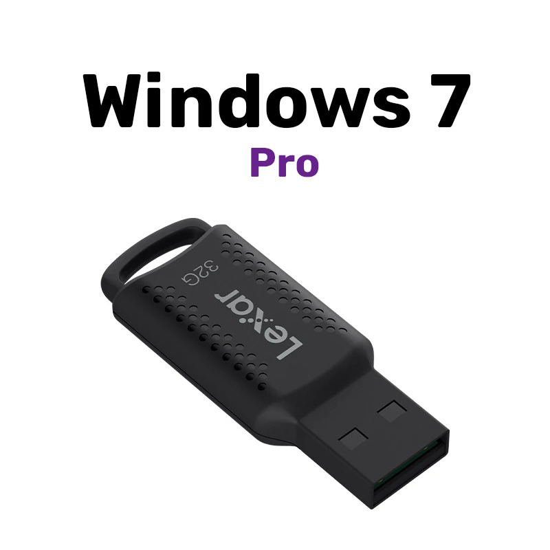 Загрузочная флешка Windows 7 Pro USB 3.2