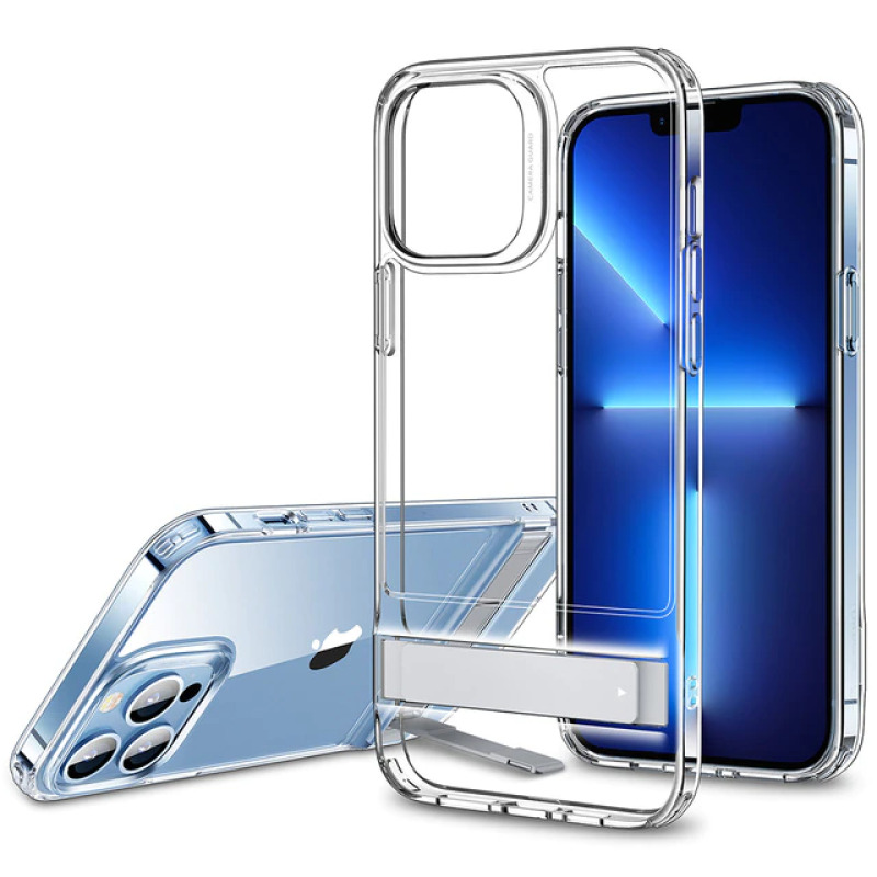 Прозрачный чехол ESR с подставкой для Apple iPhone