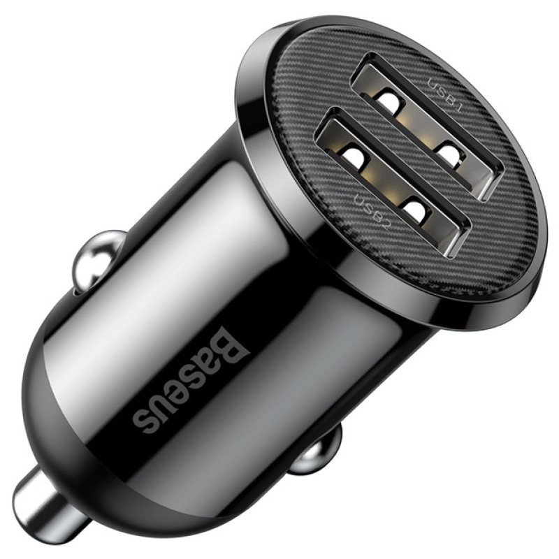 Автомобильное зарядное устройство BASEUS Grain Pro  2 USB