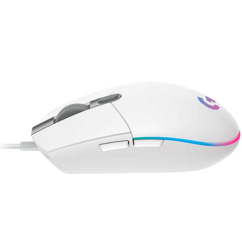 Мышь проводная Logitech G102 LIGHTSYNC белая