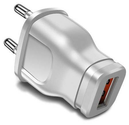 Сетевое зарядное устройство (белый)