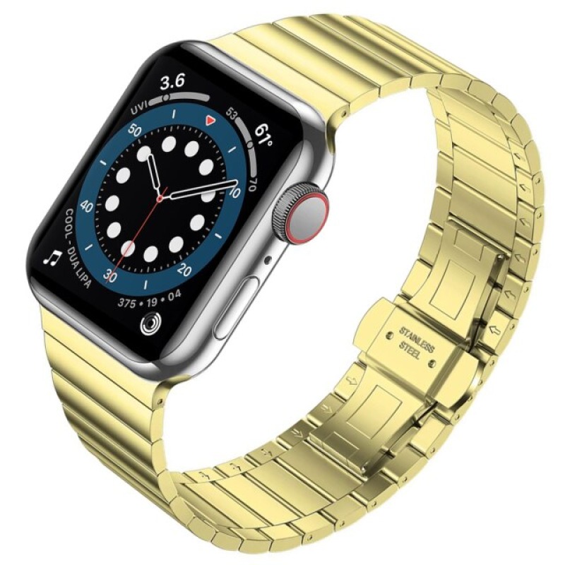 Ремешок из нержавеющей стали для Apple Watch (золотистый)